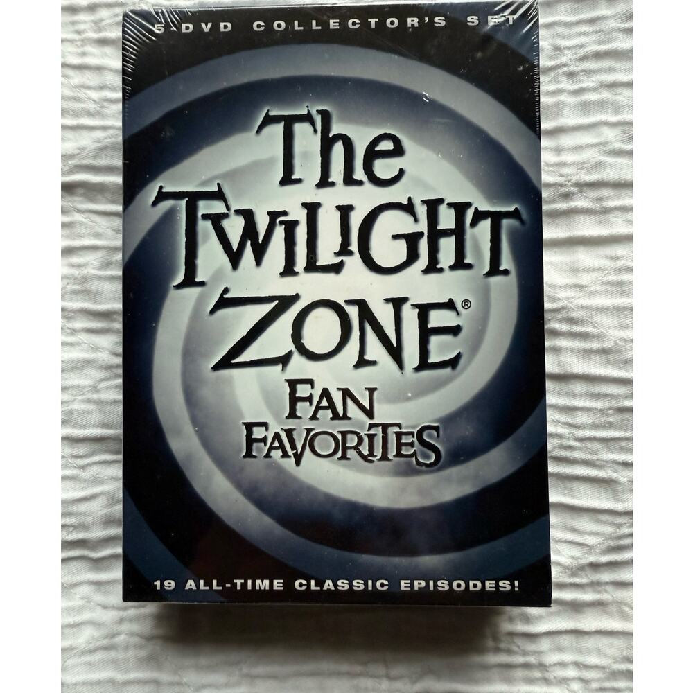TV Twilight Zone Fan Favorites DVD 20105-Disc Collector Set 19 Episode s Sealed
